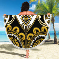Aotearoa Taranaki Beach Blanket Maori Tribal Pattern LT05 - Polynesian Pride
