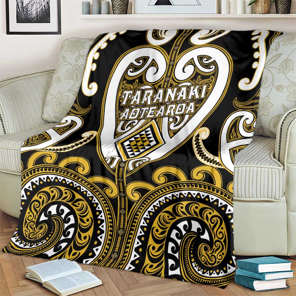 Aotearoa Taranaki Blanket Maori Tribal Pattern