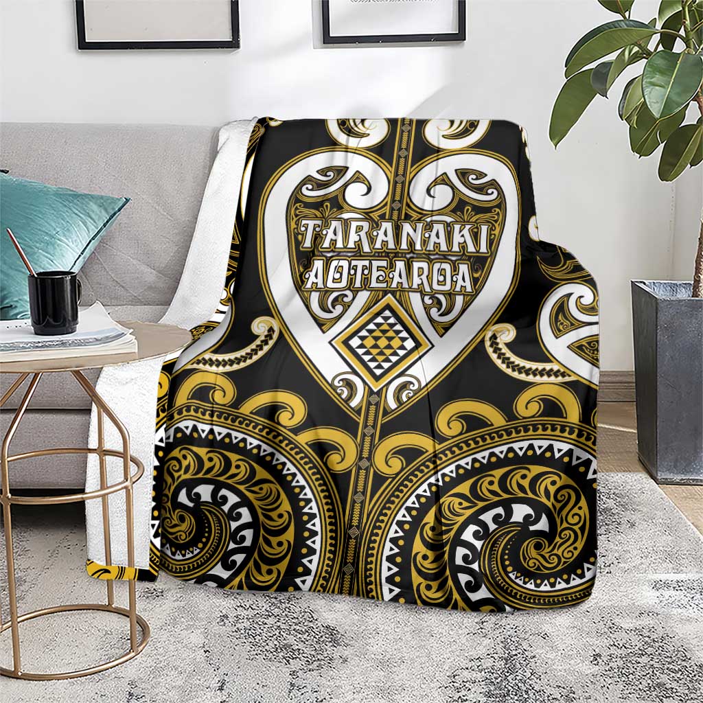 Aotearoa Taranaki Blanket Maori Tribal Pattern