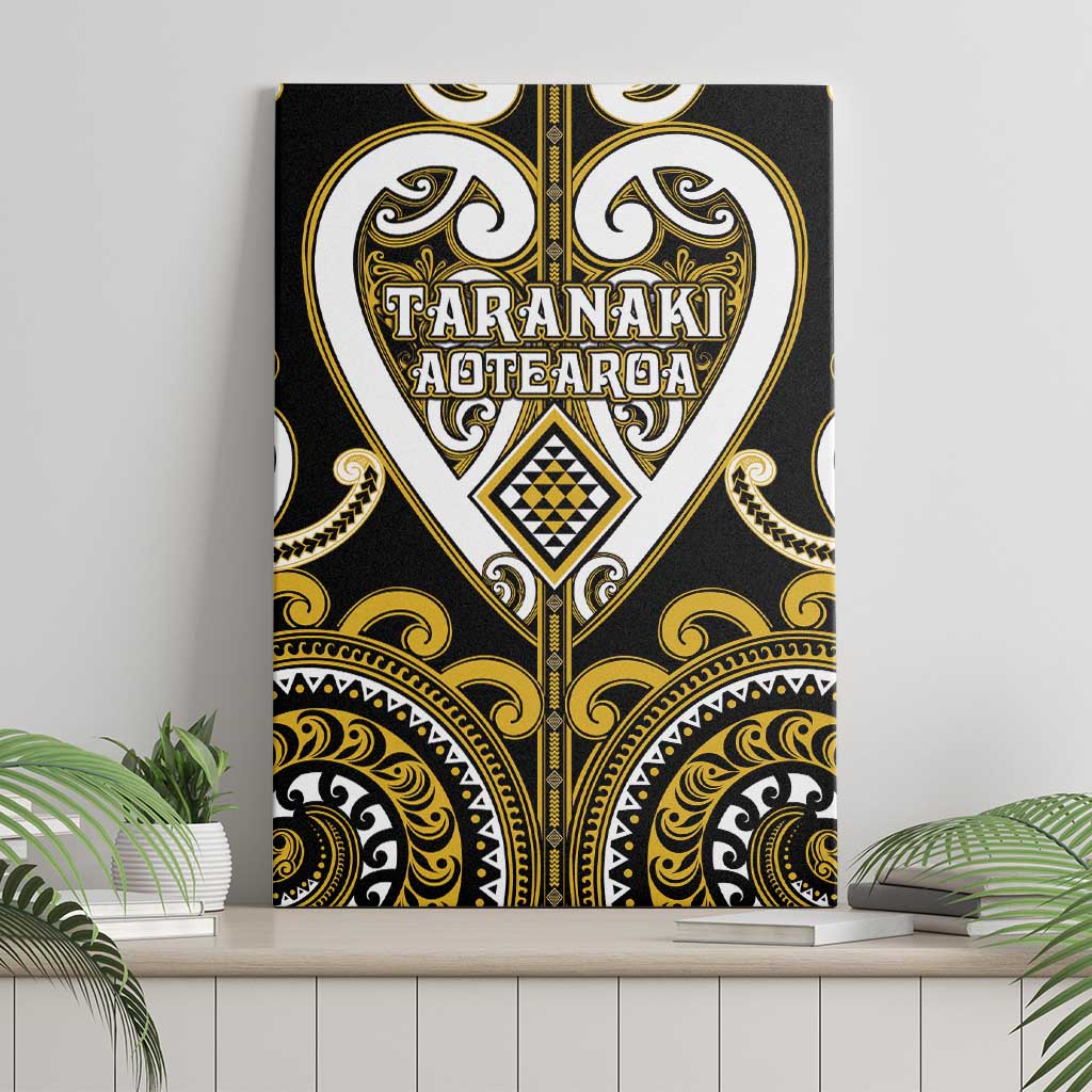 Aotearoa Taranaki Canvas Wall Art Maori Tribal Pattern LT05 - Polynesian Pride