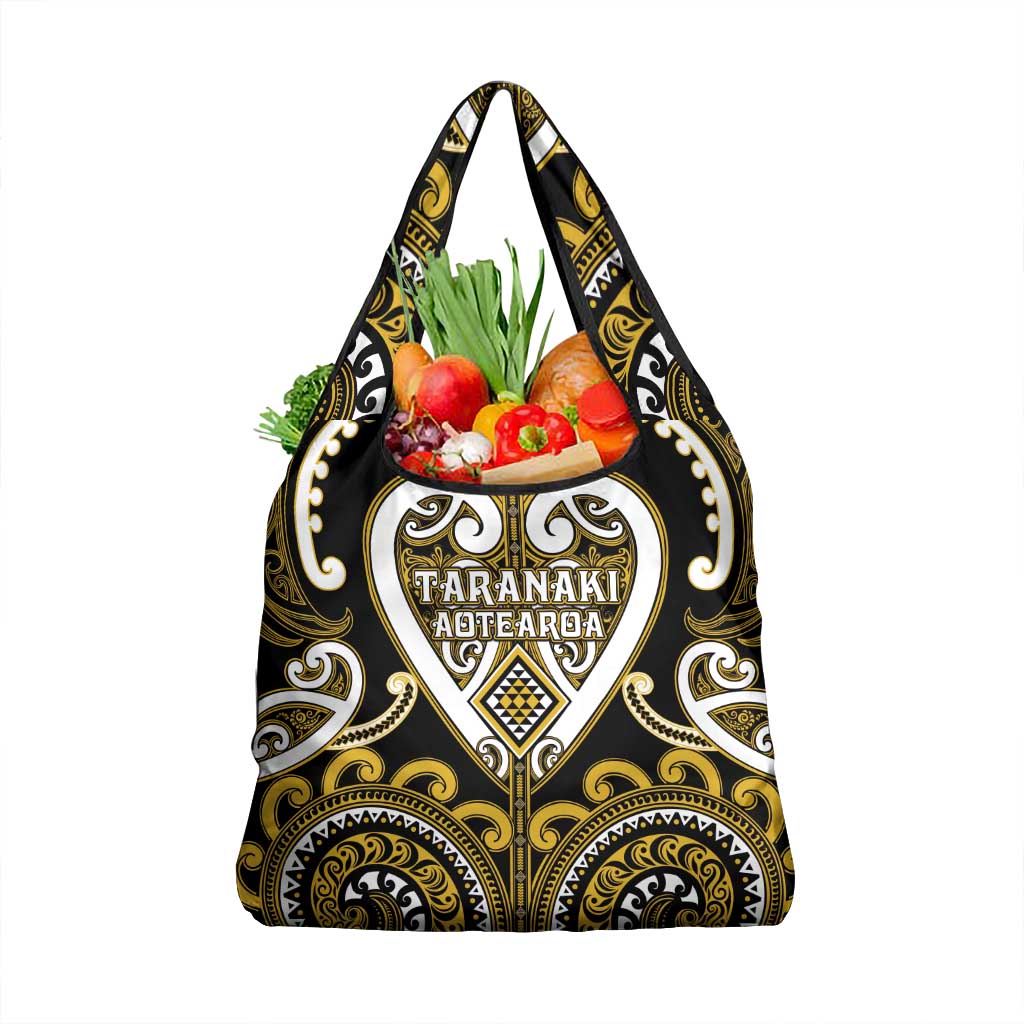 Aotearoa Taranaki Grocery Bag Maori Tribal Pattern LT05 1-pack One Size Yellow - Polynesian Pride
