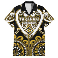 Custom Aotearoa Taranaki Hawaiian Shirt Maori Tribal Pattern LT05 Yellow - Polynesian Pride