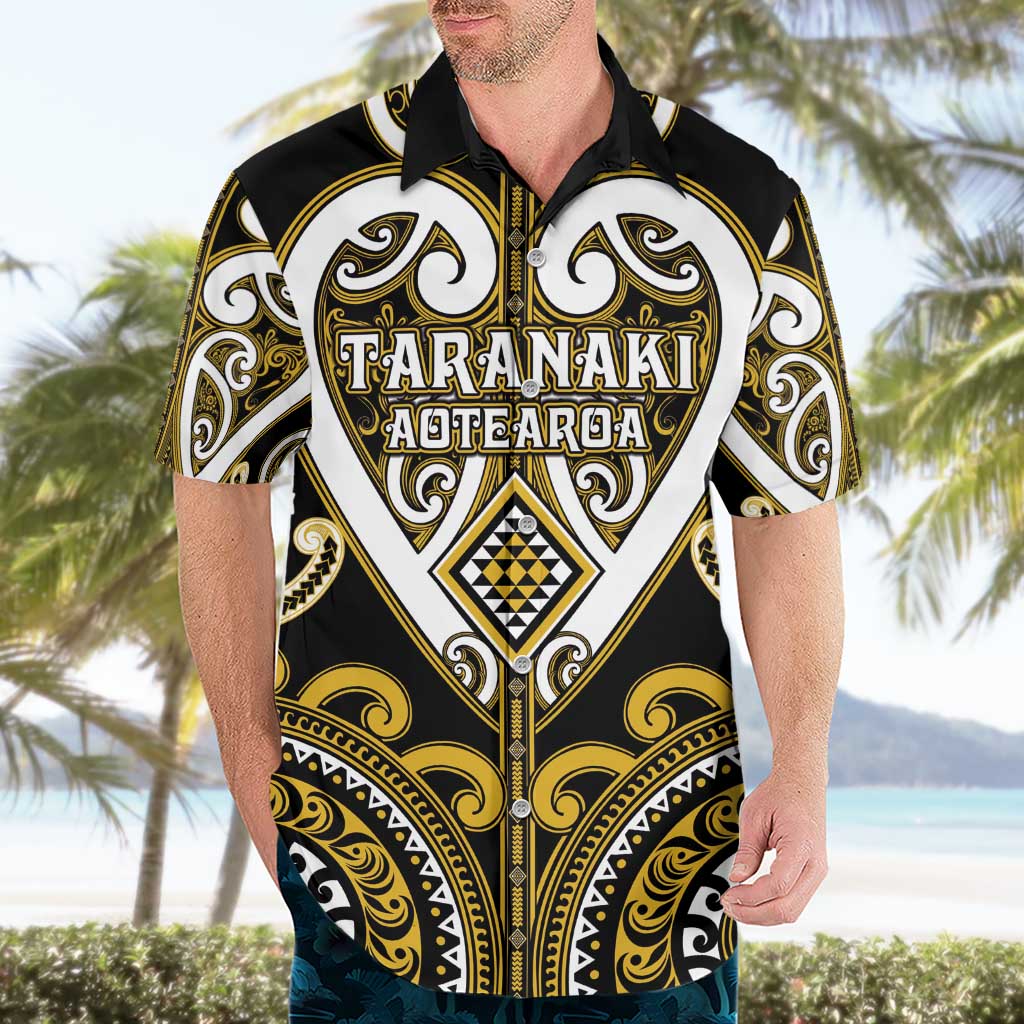 Custom Aotearoa Taranaki Hawaiian Shirt Maori Tribal Pattern LT05 - Polynesian Pride