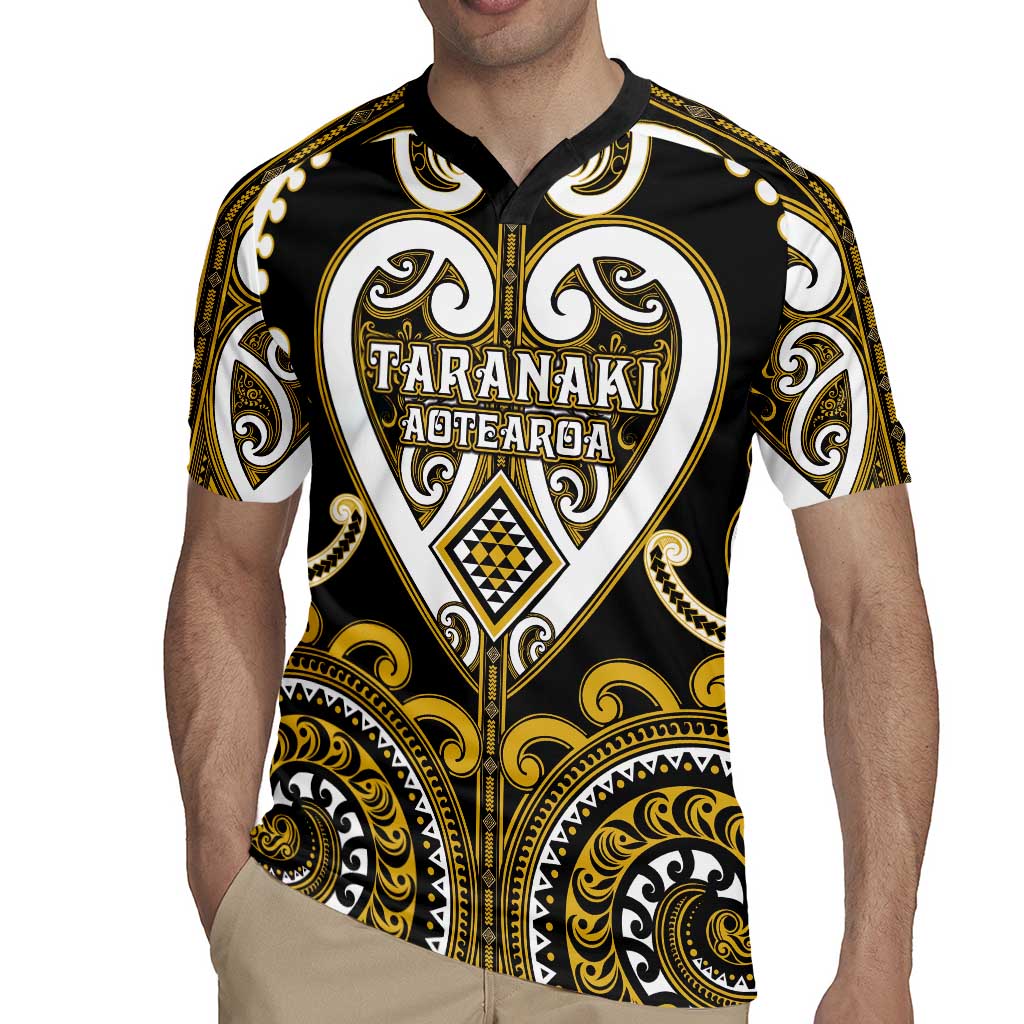 Custom Aotearoa Taranaki Rugby Jersey Maori Tribal Pattern LT05 - Polynesian Pride