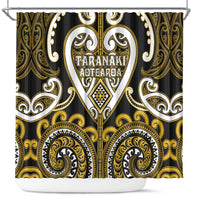 Aotearoa Taranaki Shower Curtain Maori Tribal Pattern