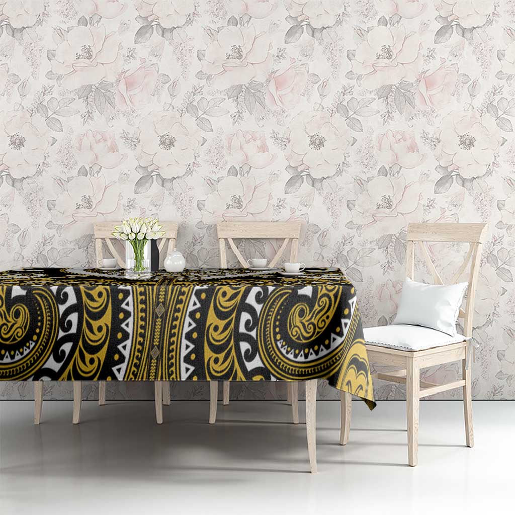 Aotearoa Taranaki Tablecloth Maori Tribal Pattern