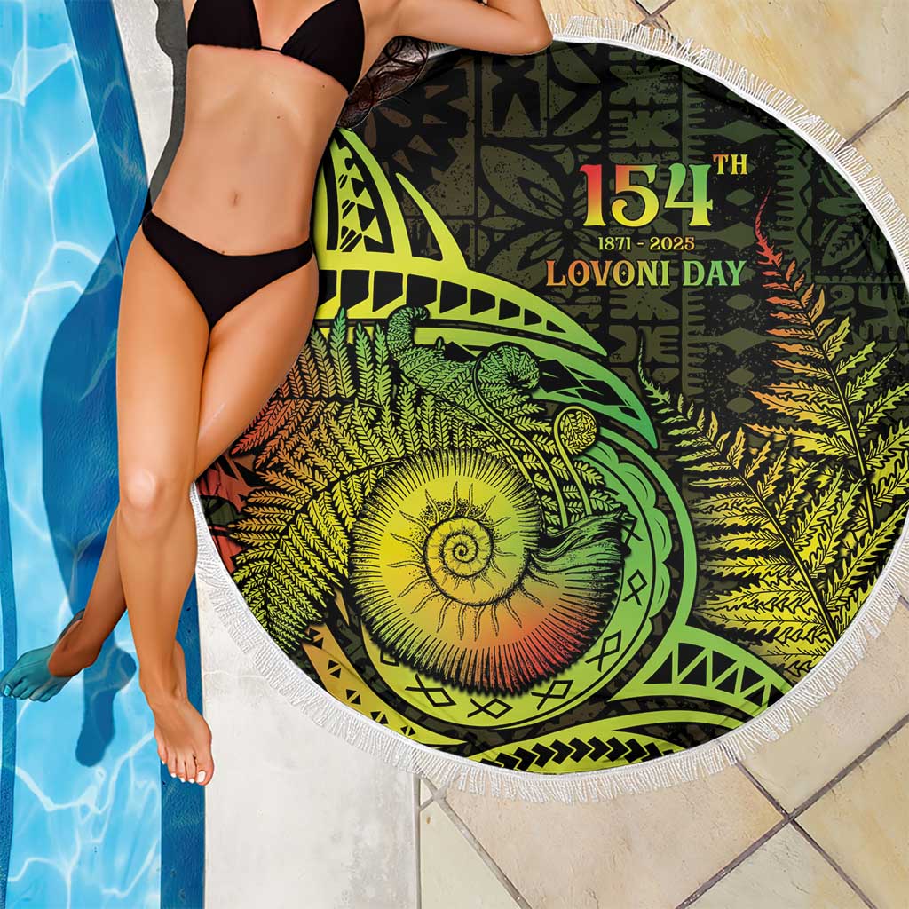 Fiji Lovoni Day Beach Blanket 154th Years