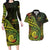 Personalised Fiji Lovoni Day Couples Matching Long Sleeve Bodycon Dress and Hawaiian Shirt 154th Years