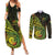 Personalised Fiji Lovoni Day Couples Matching Summer Maxi Dress and Long Sleeve Button Shirt 154th Years