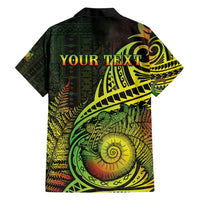 Personalised Fiji Lovoni Day Family Matching Short Sleeve Bodycon Dress and Hawaiian Shirt 154th Years