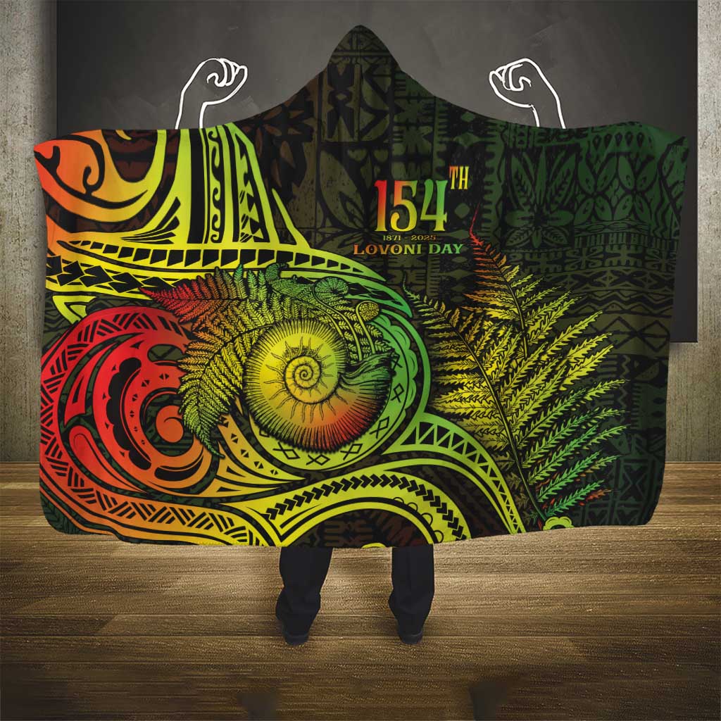 Fiji Lovoni Day Hooded Blanket 154th Years