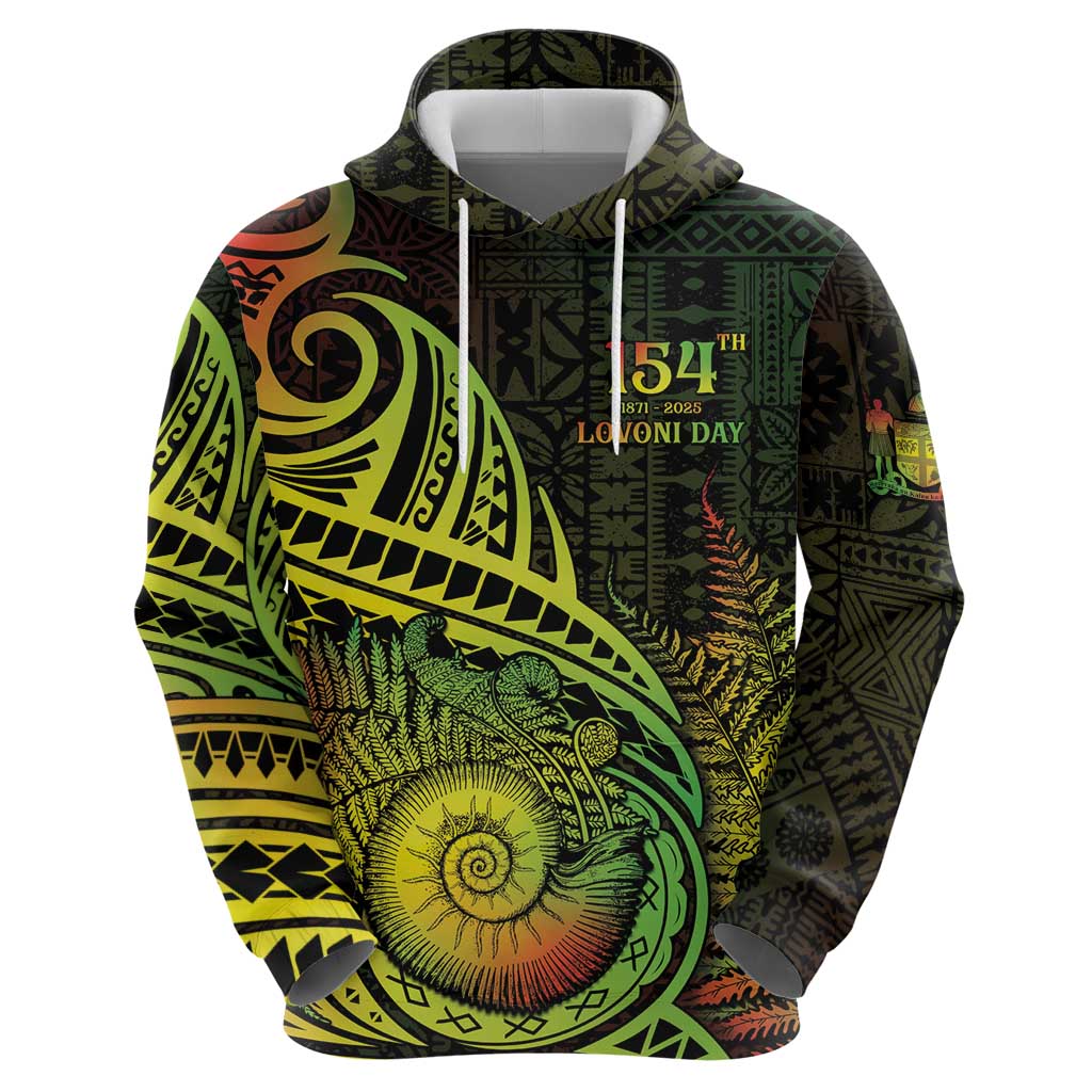Personalised Fiji Lovoni Day Hoodie 154th Years