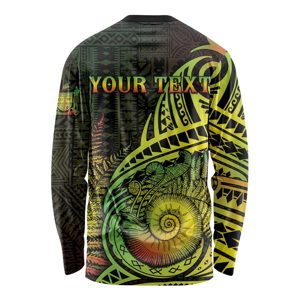 Personalised Fiji Lovoni Day Long Sleeve Shirt 154th Years