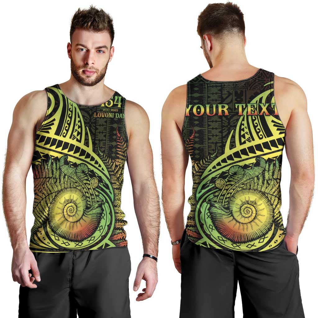 Personalised Fiji Lovoni Day Men Tank Top 154th Years