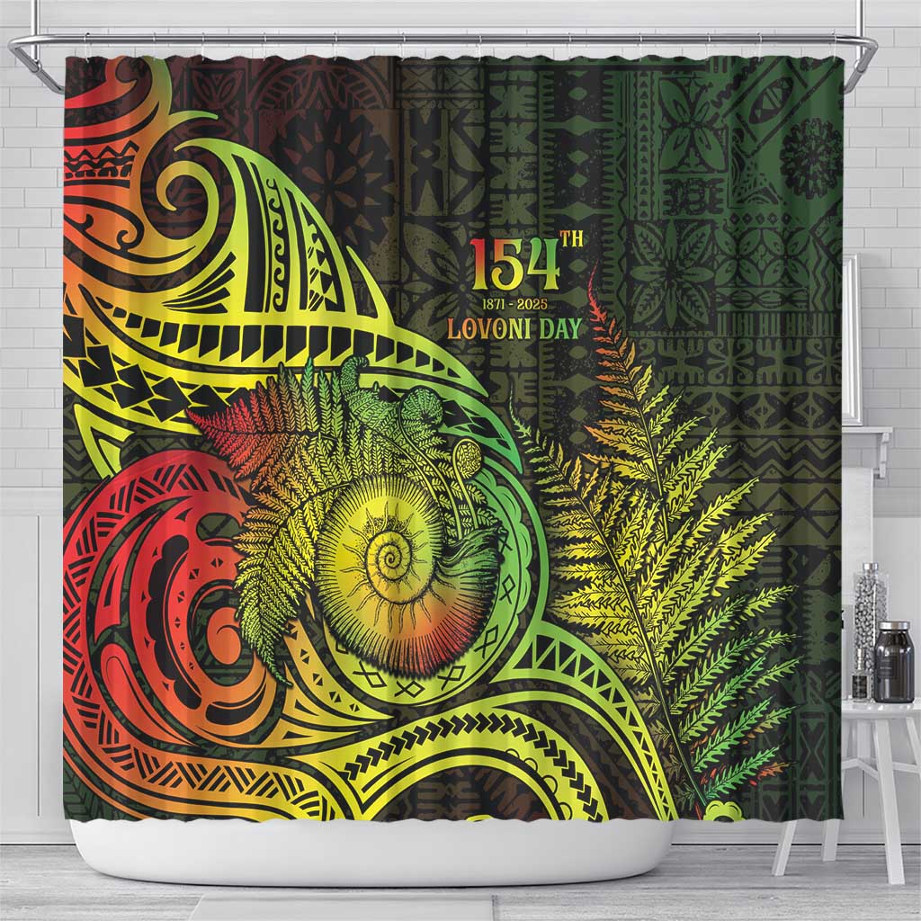 Fiji Lovoni Day Shower Curtain 154th Years