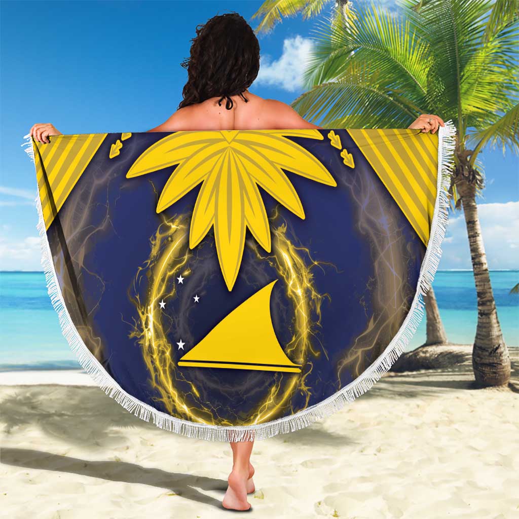 Tokelau Tokehega Day Beach Blanket National Badge Special Style - Polynesian Pride