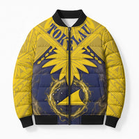 Tokelau Tokehega Day Bomber Puffer Jacket National Badge Special Style - Polynesian Pride