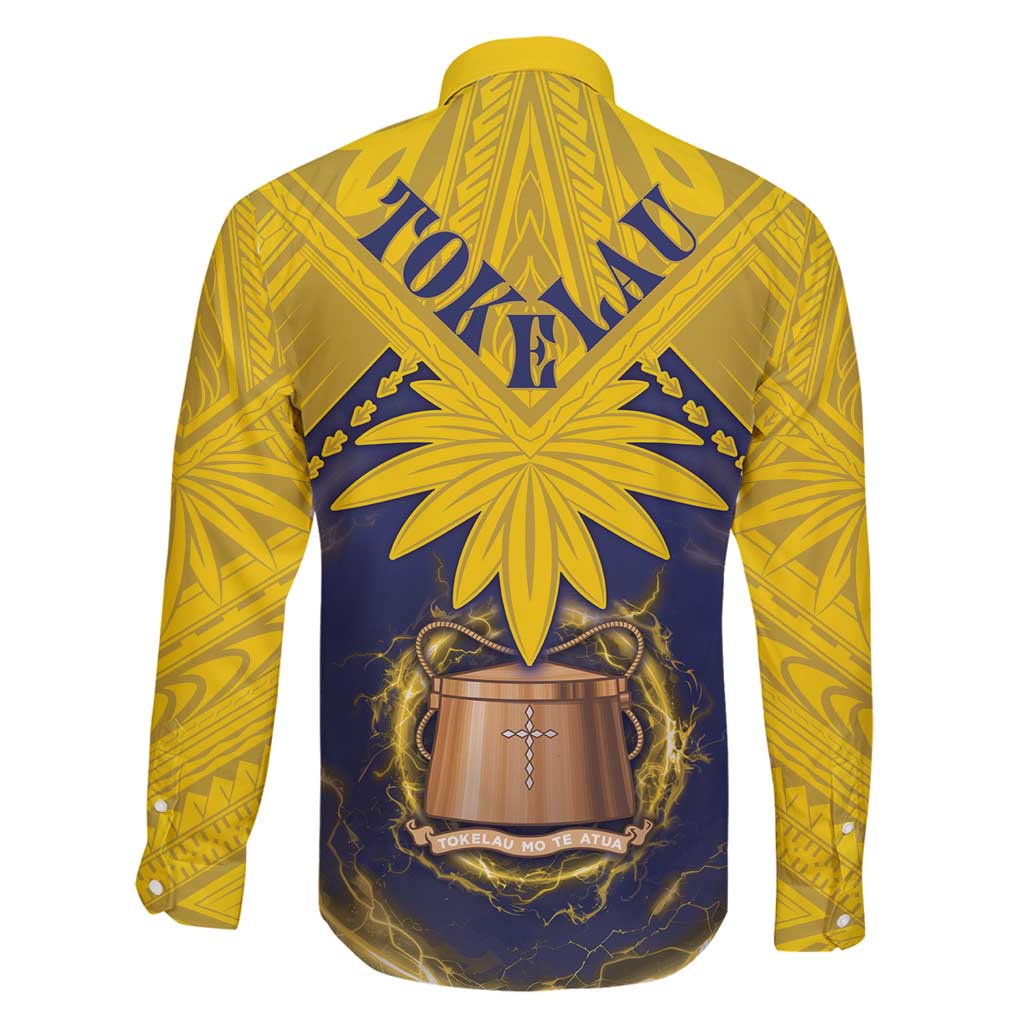 Tokelau Tokehega Day Family Matching Tank Maxi Dress and Hawaiian Shirt National Badge Special Style - Polynesian Pride