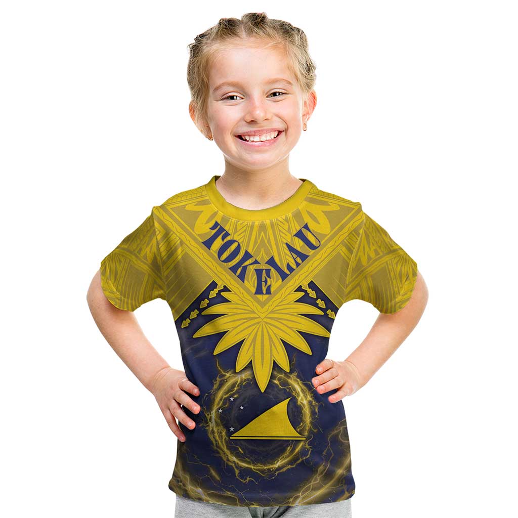 Tokelau Tokehega Day Kid T Shirt National Badge Special Style - Polynesian Pride