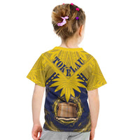 Tokelau Tokehega Day Kid T Shirt National Badge Special Style - Polynesian Pride
