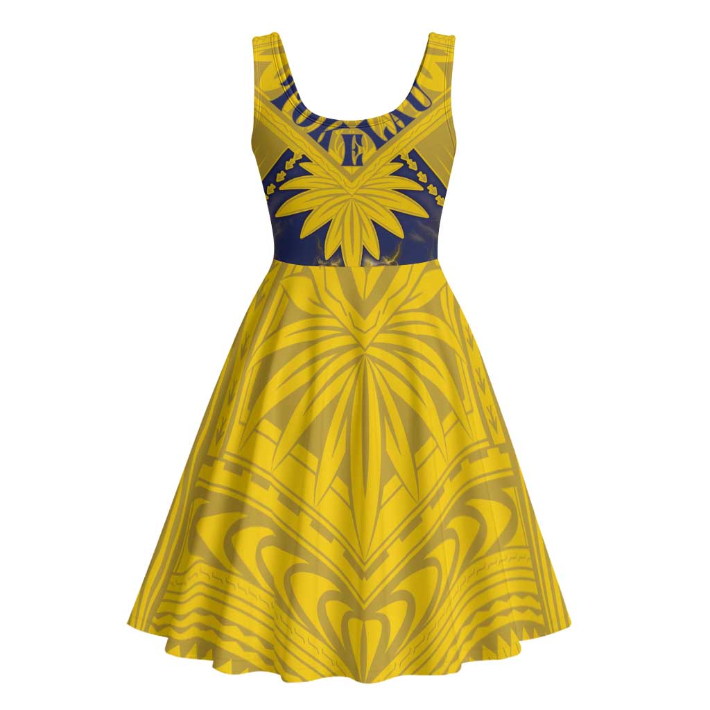 Tokelau Tokehega Day Midi Dress National Badge Special Style - Polynesian Pride