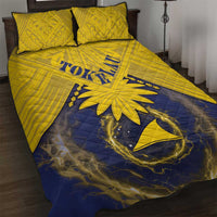 Tokelau Tokehega Day Quilt Bed Set National Badge Special Style - Polynesian Pride