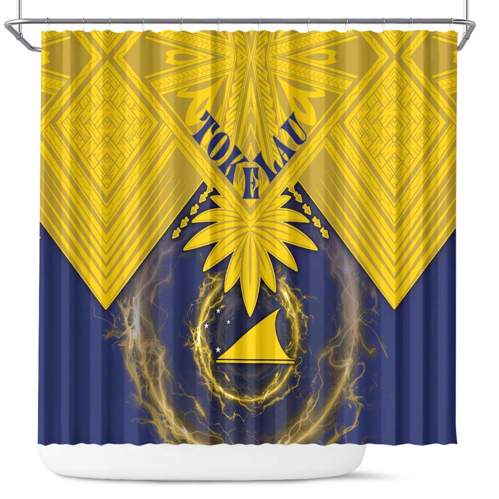 Tokelau Tokehega Day Shower Curtain National Badge Special Style - Polynesian Pride