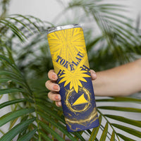 Tokelau Tokehega Day Skinny Tumbler National Badge Special Style - Polynesian Pride