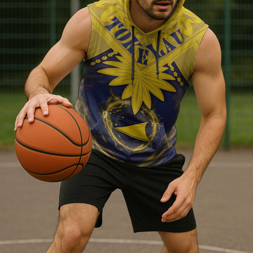 Tokelau Tokehega Day Sleeveless Hoodie National Badge Special Style - Polynesian Pride