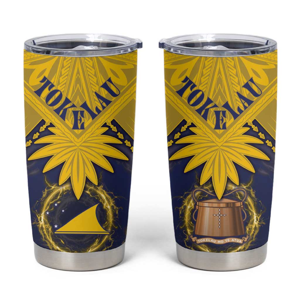 Tokelau Tokehega Day Tumbler Cup National Badge Special Style - Polynesian Pride