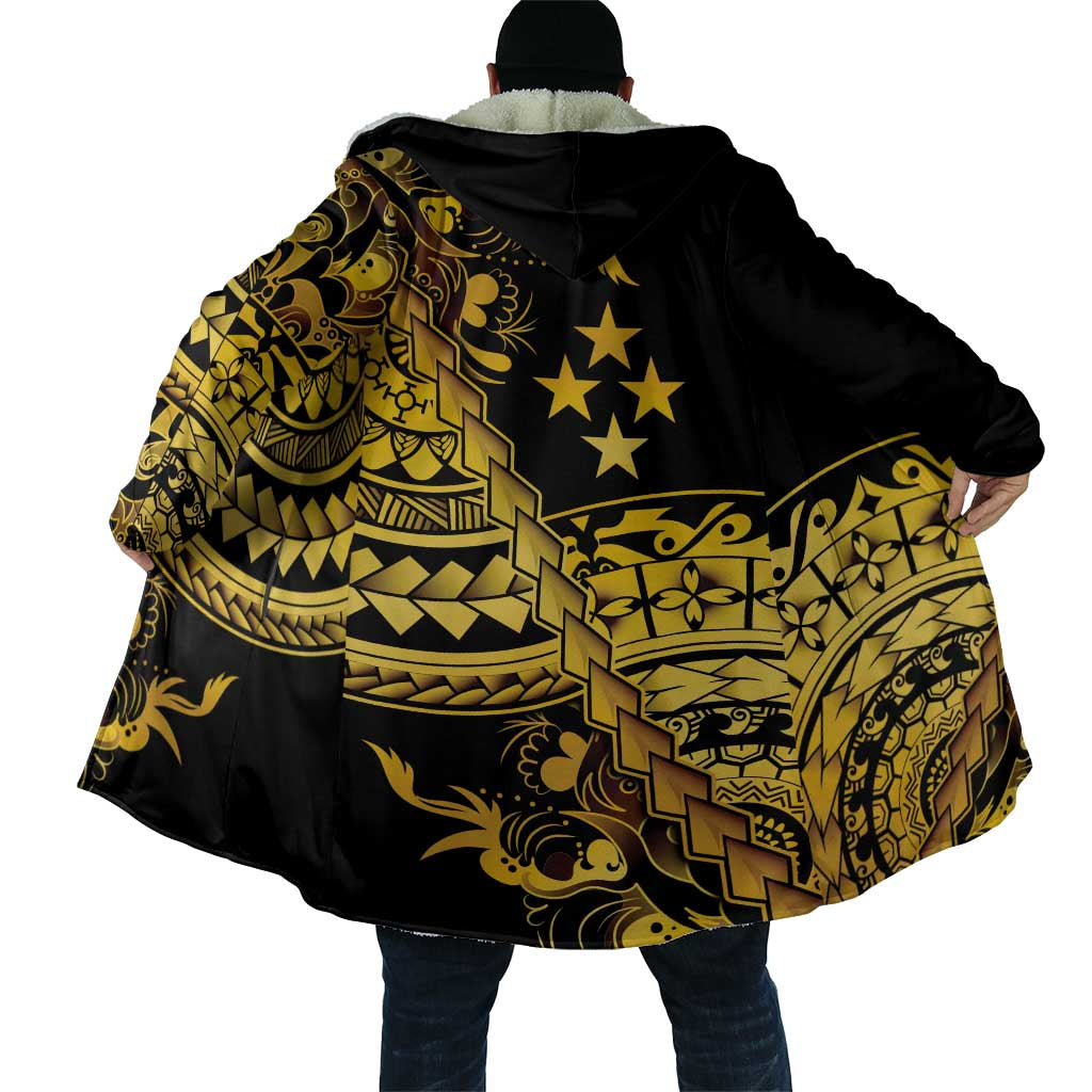 Kosrae Liberation Day Cloak Polynesian Floral Tattoo - Polynesian Pride