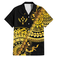 Kosrae Liberation Day Family Matching Mermaid Dress and Hawaiian Shirt Polynesian Floral Tattoo - Polynesian Pride