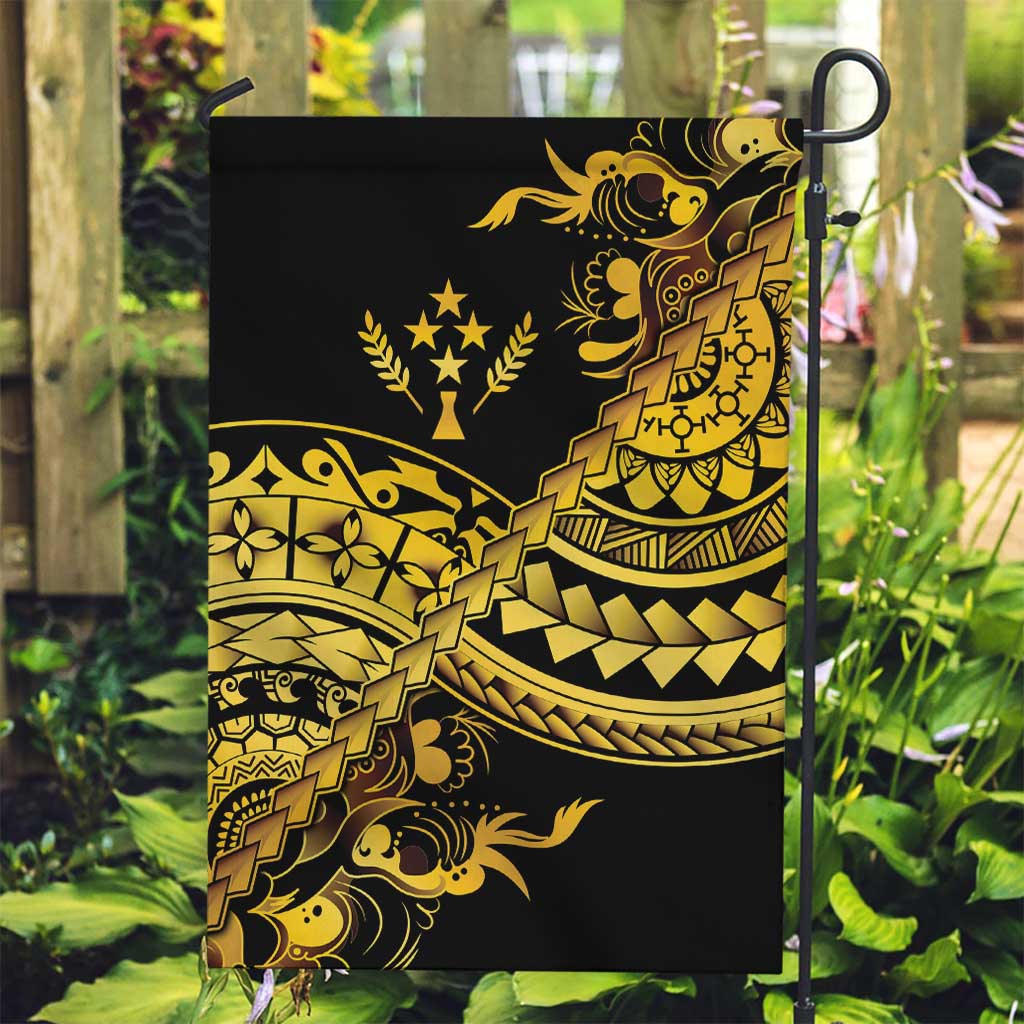 Kosrae Liberation Day Garden Flag Polynesian Floral Tattoo - Polynesian Pride