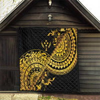 Kosrae Liberation Day Quilt Polynesian Floral Tattoo - Polynesian Pride