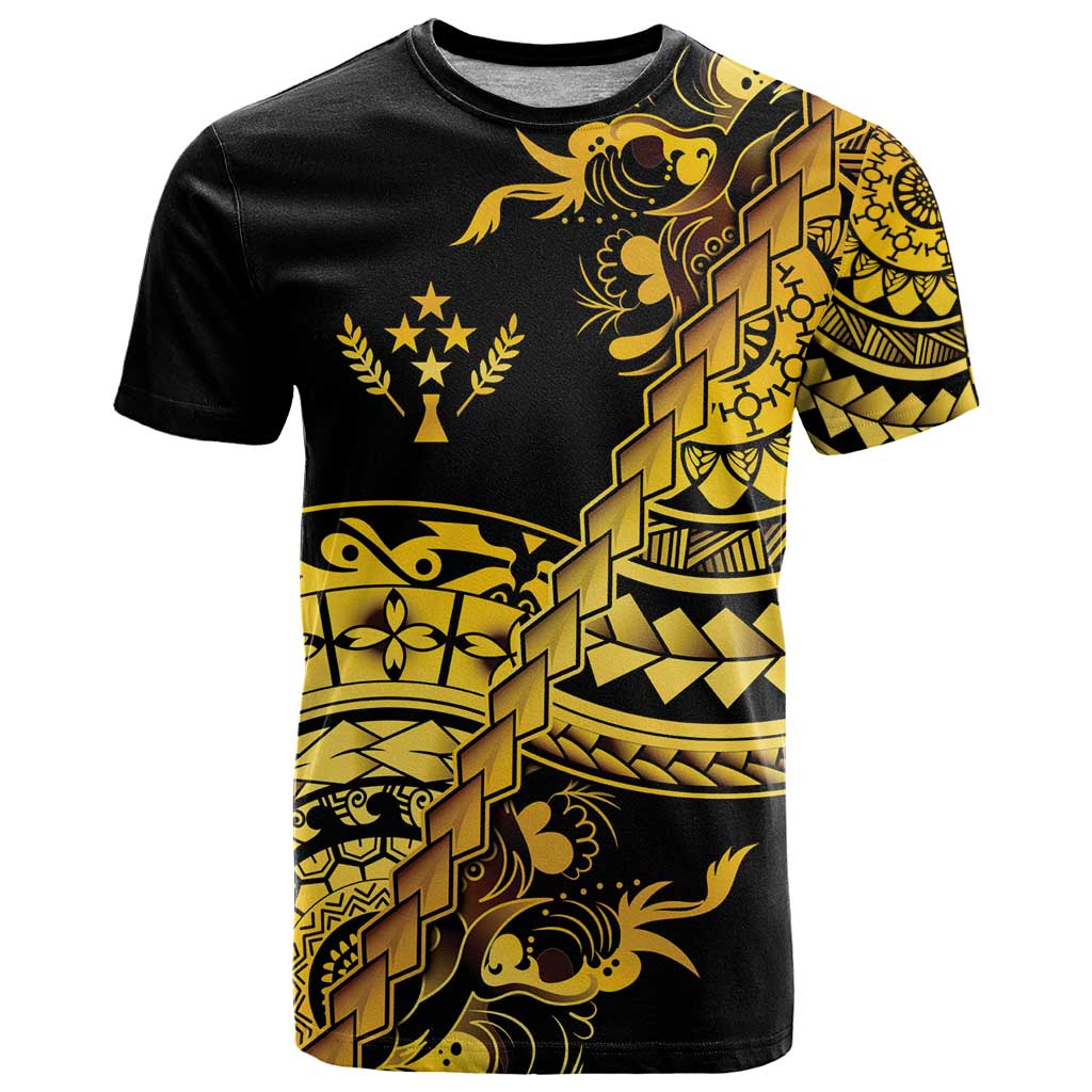Kosrae Liberation Day T Shirt Polynesian Floral Tattoo - Polynesian Pride