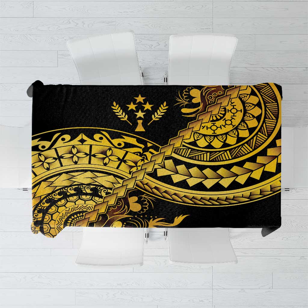 Kosrae Liberation Day Tablecloth Polynesian Floral Tattoo - Polynesian Pride