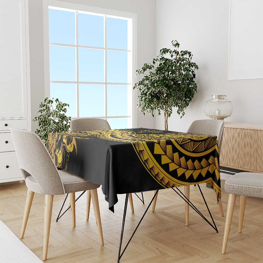 Kosrae Liberation Day Tablecloth Polynesian Floral Tattoo - Polynesian Pride