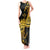 Kosrae Liberation Day Tank Maxi Dress Polynesian Floral Tattoo - Polynesian Pride