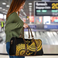 Kosrae Liberation Day Travel Bag Polynesian Floral Tattoo - Polynesian Pride