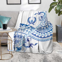 Pohnpei Liberation Day Blanket Polynesian Floral Tattoo - Polynesian Pride