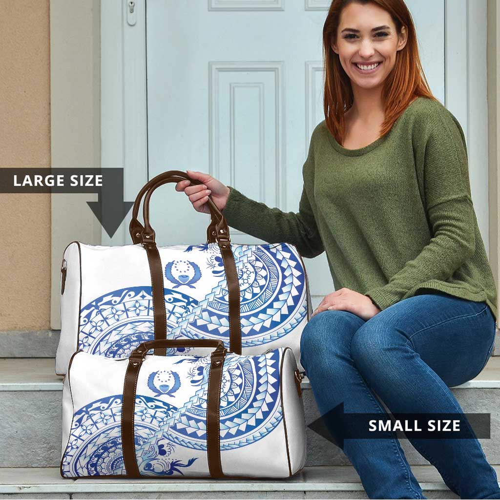 Pohnpei Liberation Day Travel Bag Polynesian Floral Tattoo - Polynesian Pride