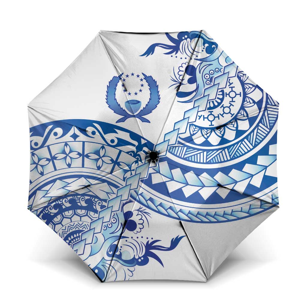 Pohnpei Liberation Day Umbrella Polynesian Floral Tattoo - Polynesian Pride
