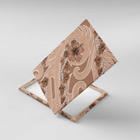 Hawaii Brown Hibiscus Pikake Lei Canvas Wall Art - Polynesian Pride