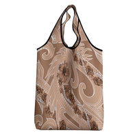 Hawaii Brown Hibiscus Pikake Lei Grocery Bag - Polynesian Pride