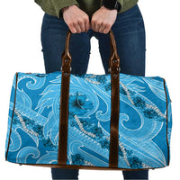 Hawaii Blue Hibiscus Pikake Lei Travel Bag - Polynesian Pride
