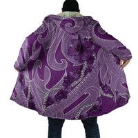 Hawaii Violet Hibiscus Pikake Lei Cloak - Polynesian Pride