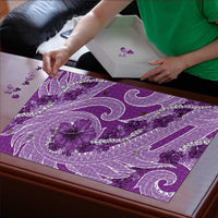 Hawaii Violet Hibiscus Pikake Lei Puzzle - Polynesian Pride