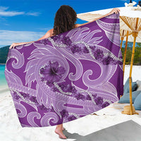 Hawaii Violet Hibiscus Pikake Lei Sarong - Polynesian Pride
