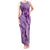Hawaii Violet Hibiscus Pikake Lei Tank Maxi Dress - Polynesian Pride