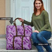 Hawaii Violet Hibiscus Pikake Lei Travel Bag - Polynesian Pride